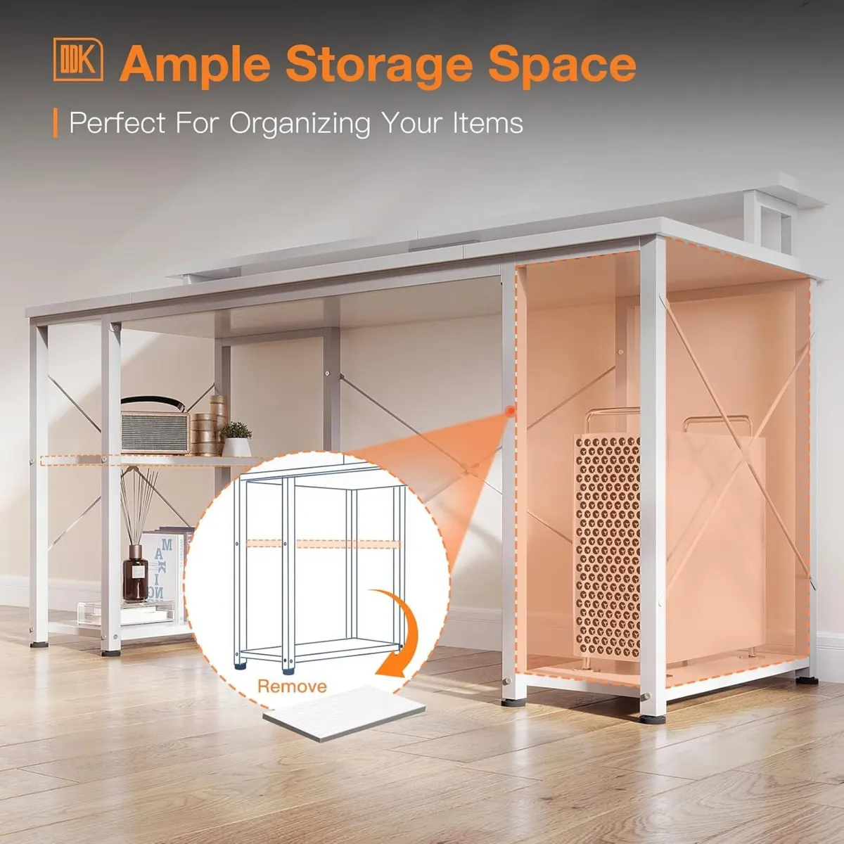 Computer Desk With Monitor Stand 120 x 50 cm - Image 4