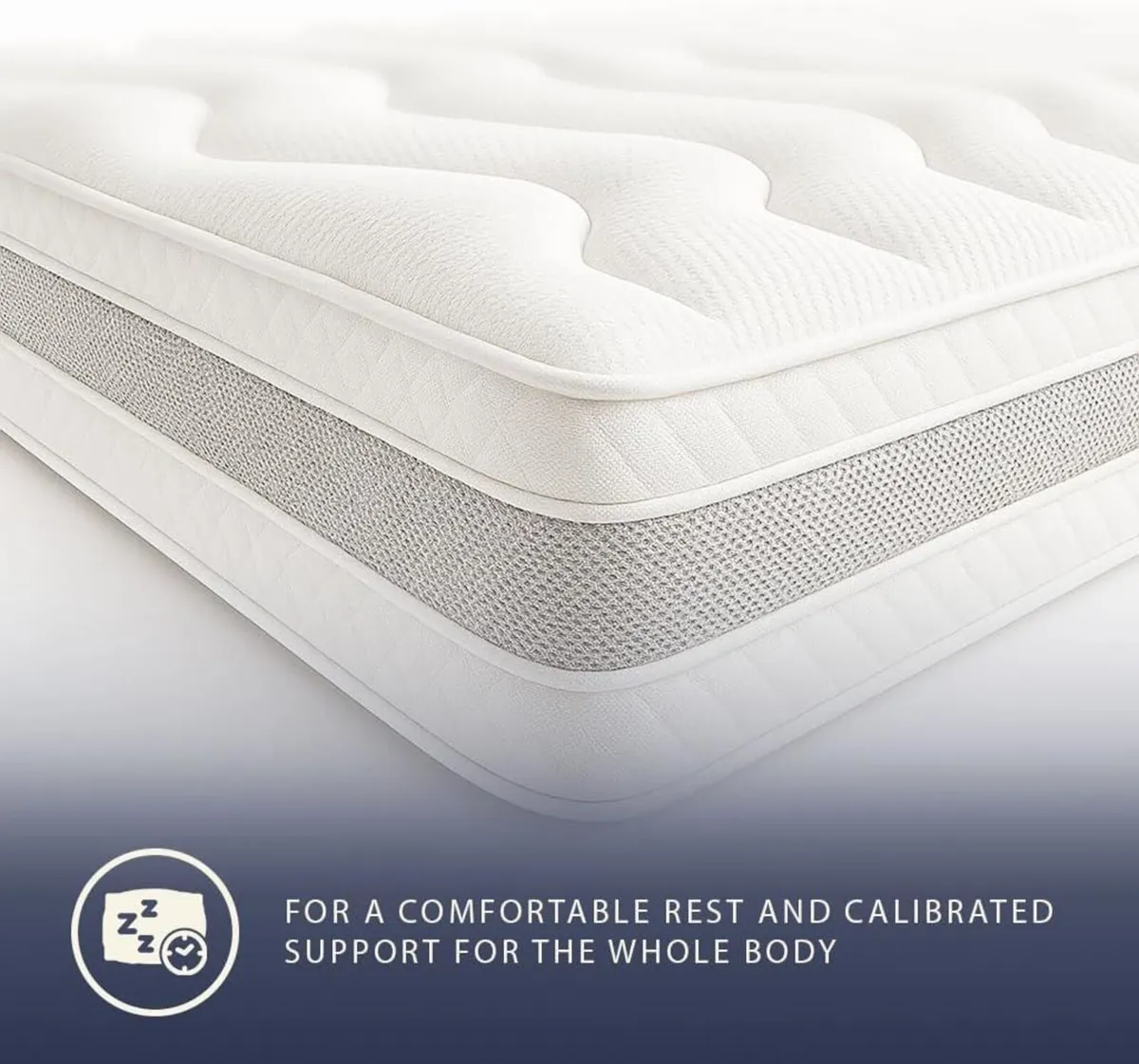 Single Mattress 80 x 190 cm Memory H 20cm 3D Air - Image 3