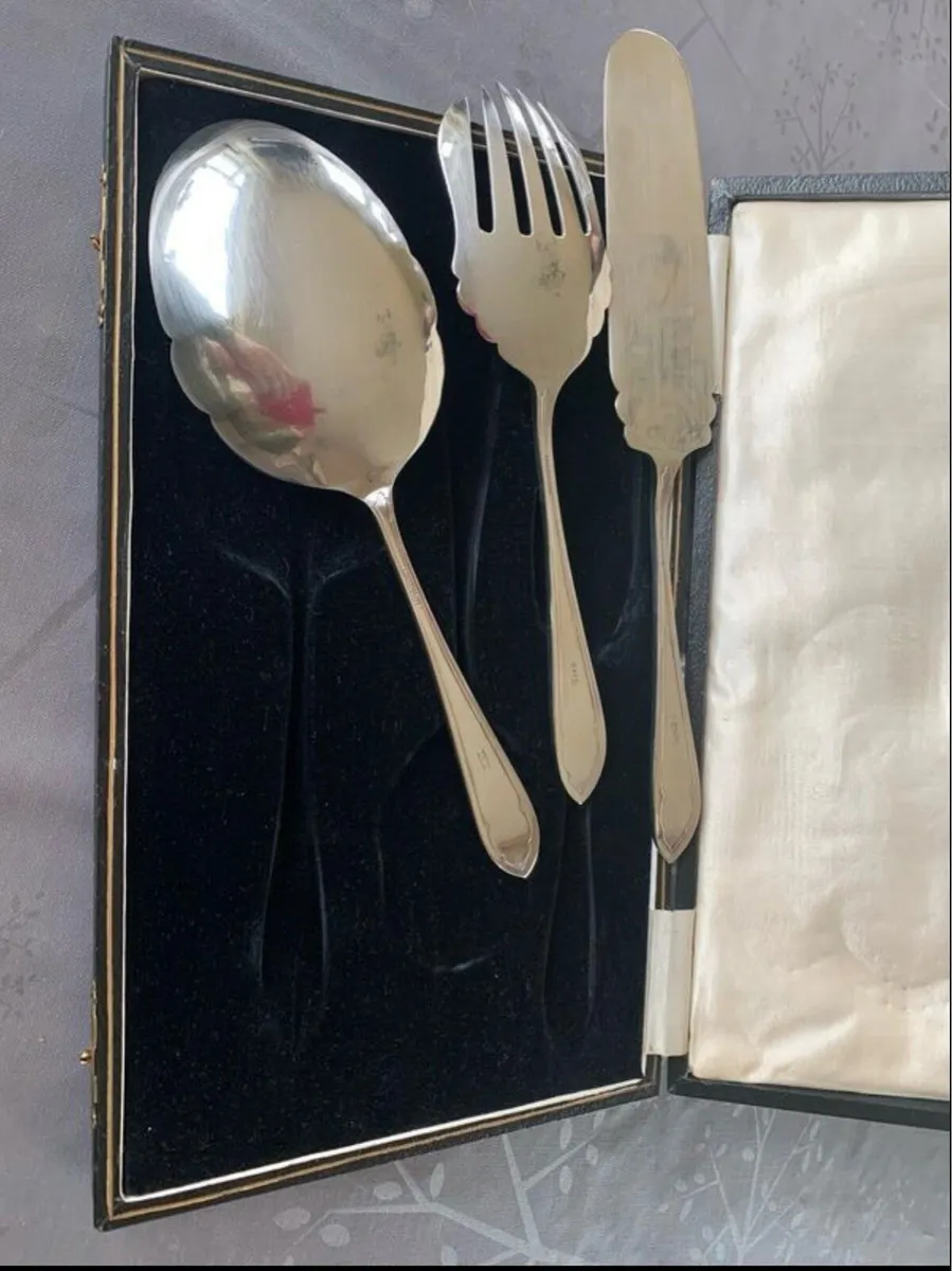 Silver cake set - Image 2