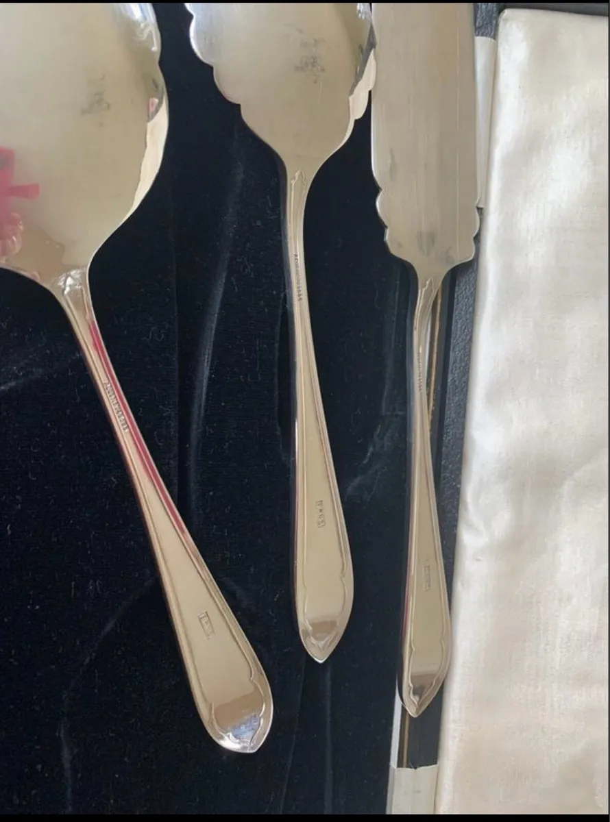 Silver cake set - Image 3