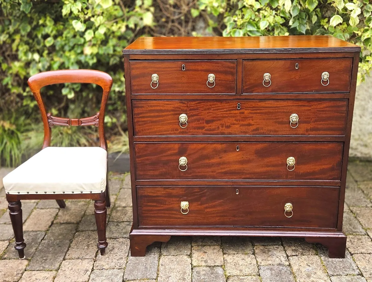 Georgian Mahogany Chest- Circa 1770 - Image 1