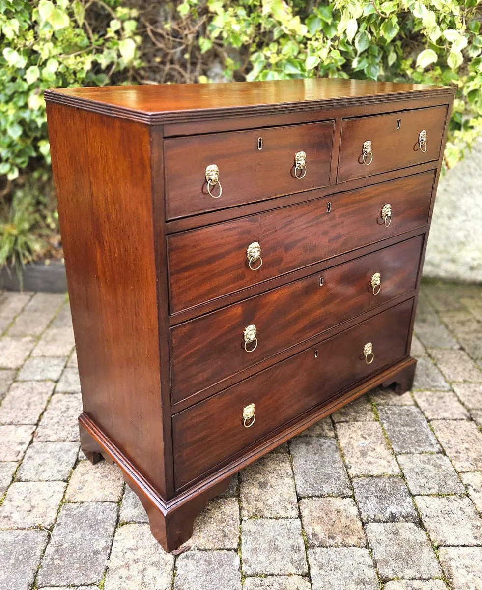 Georgian Mahogany Chest- Circa 1770 - Image 2