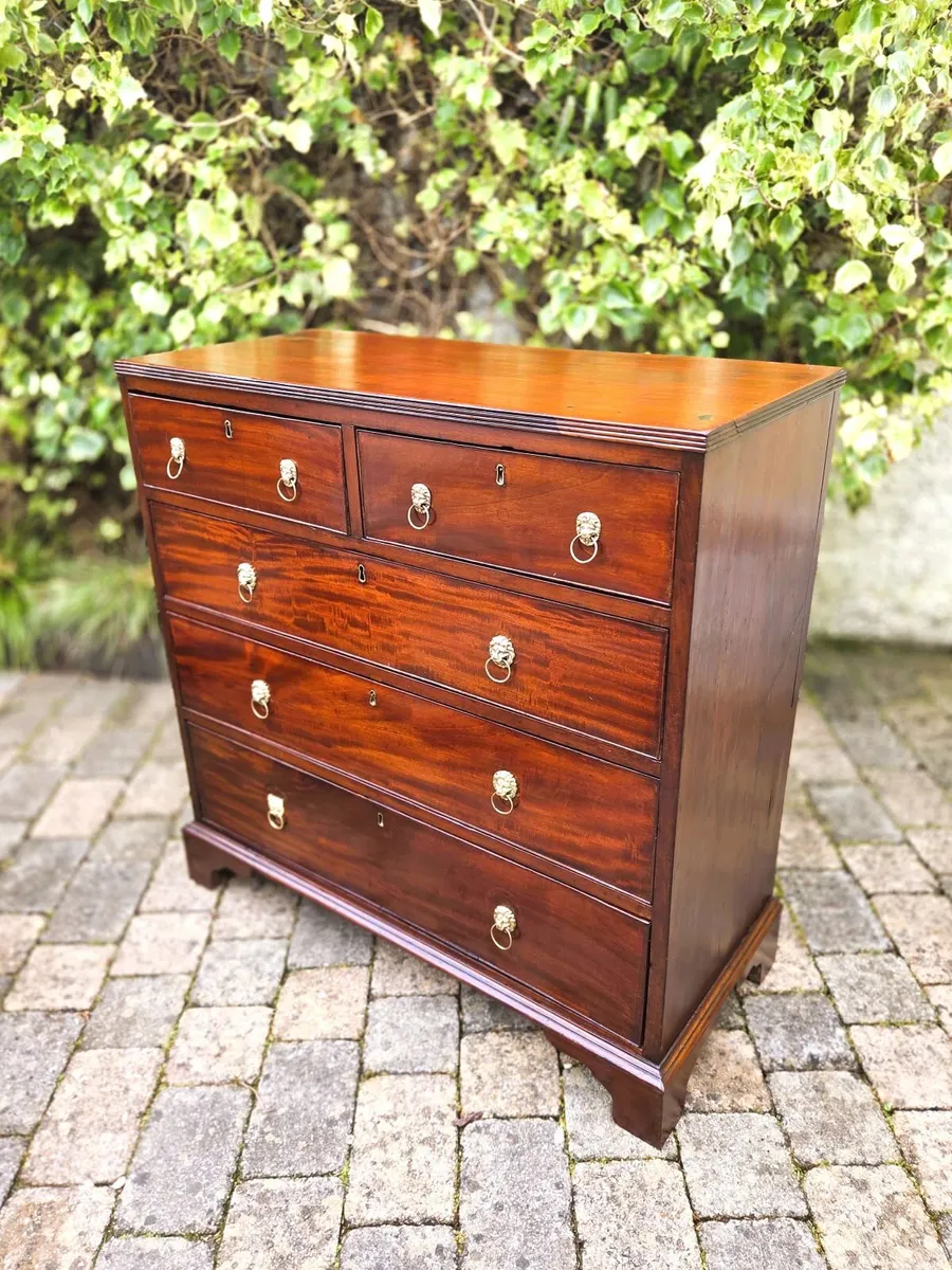 Georgian Mahogany Chest- Circa 1770 - Image 3