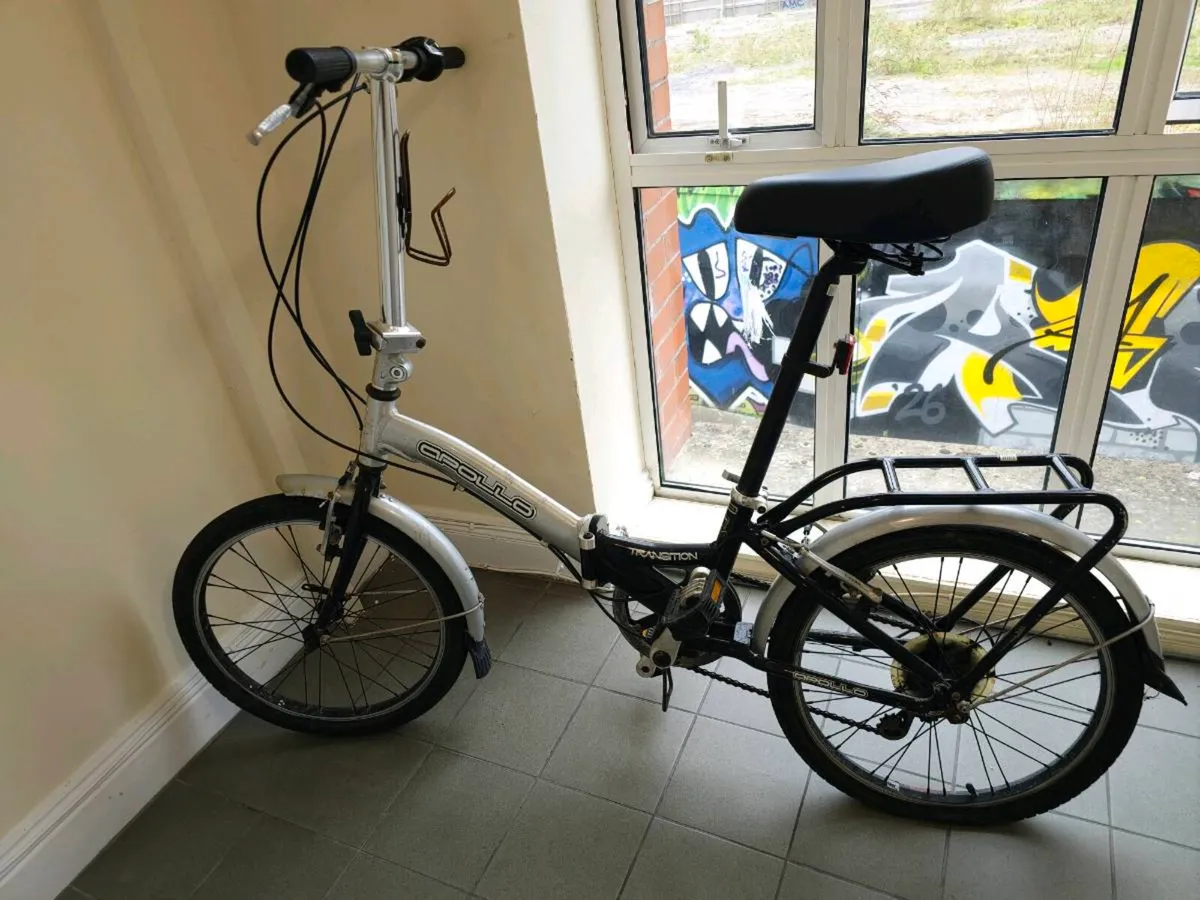 Foldable Bike + Halfords Locker - Image 1