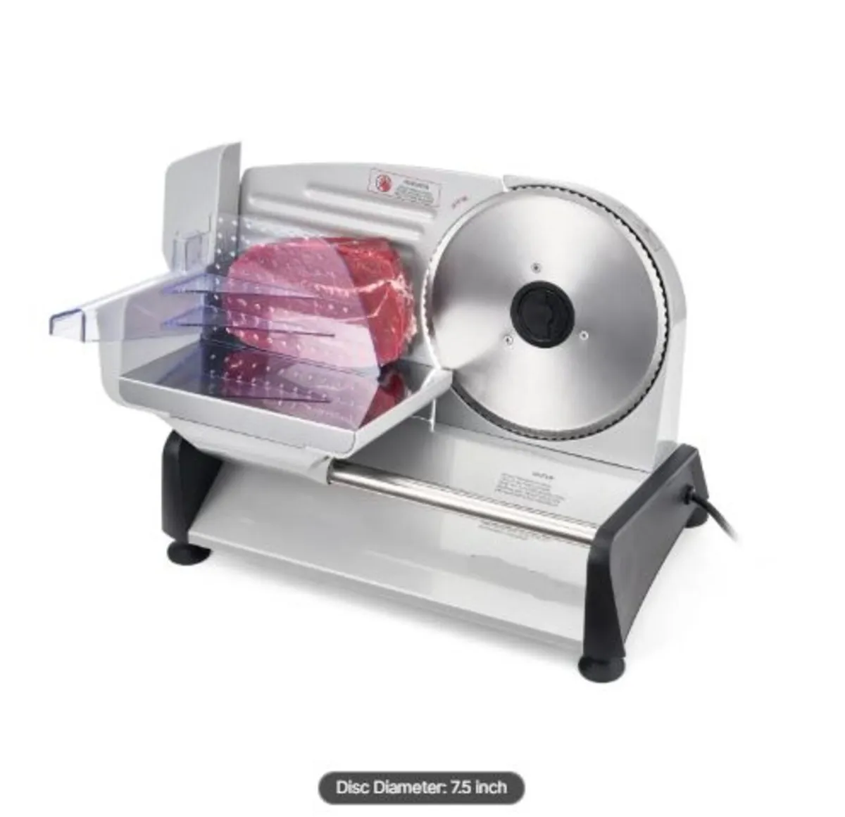 Meat Slicer, 200W Electric Deli Slicer Machine - Image 1