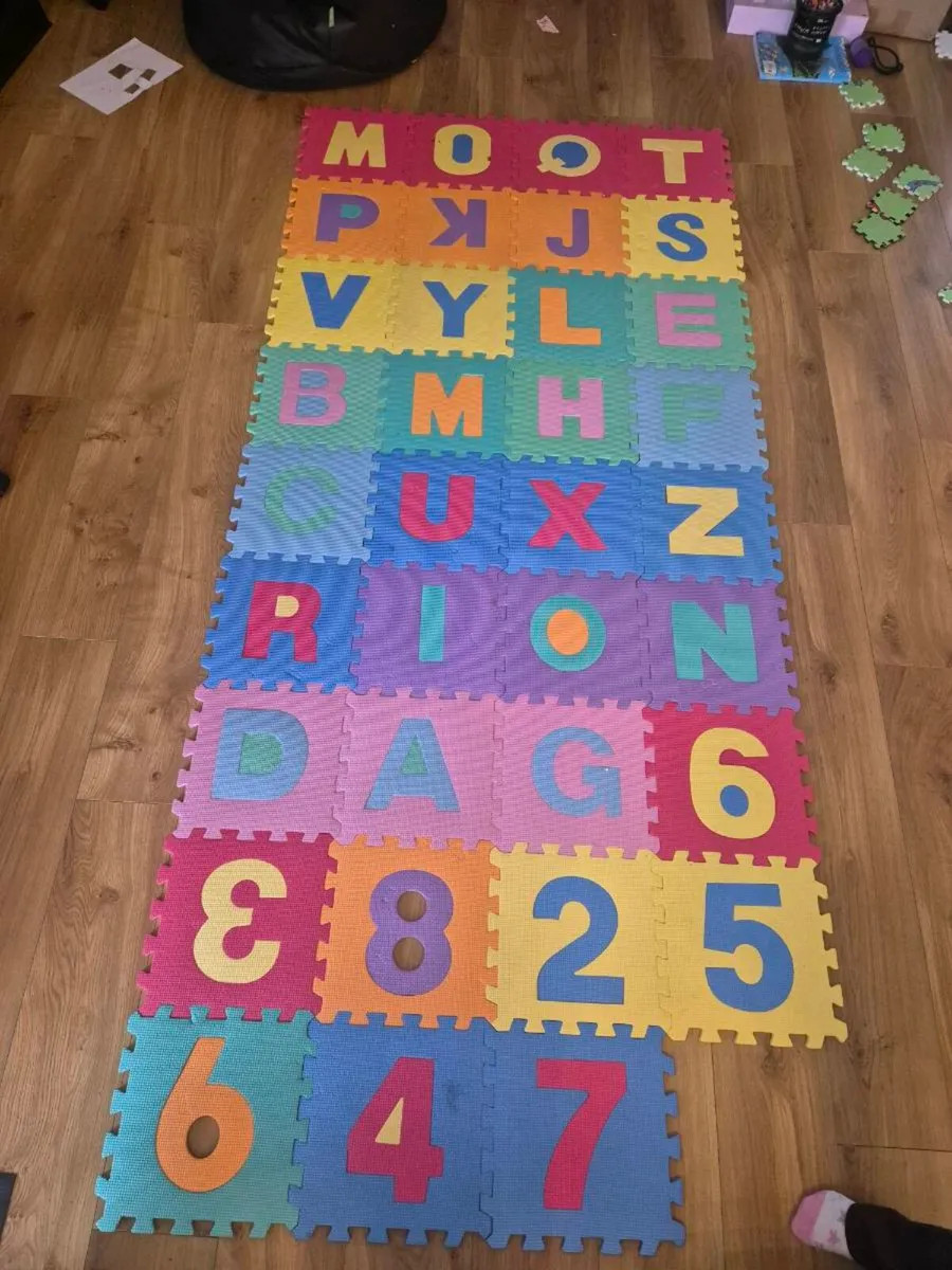 5 sets Kids Foam Play Mats - Image 1