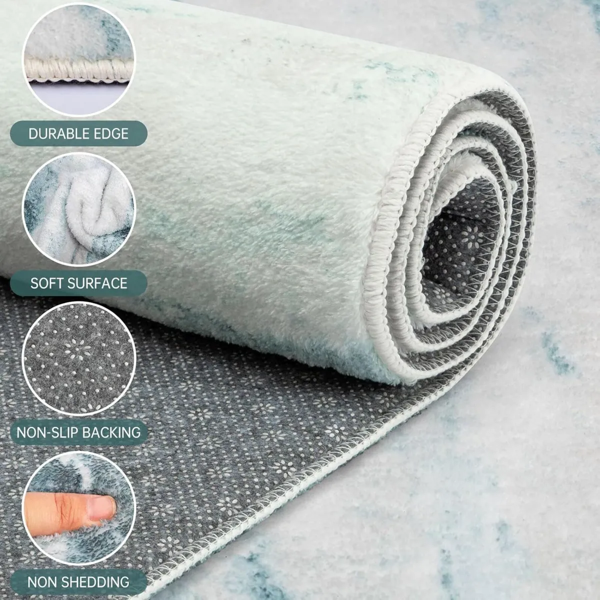 Rugs Living Room 160x200cm Modern Soft Rug - Image 3