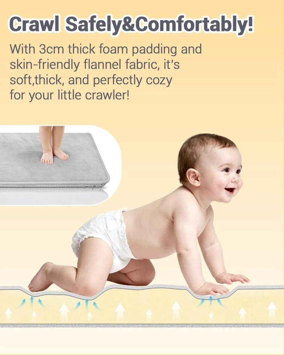 Large Thick Baby Play Mats for Floor 150x180x3cm - Image 4