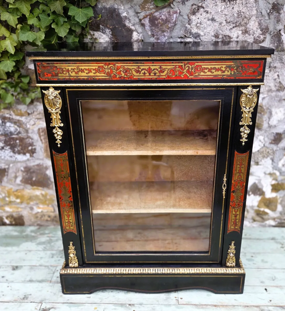 Antique French Pier Cabinet- Circa 1860 - Image 2