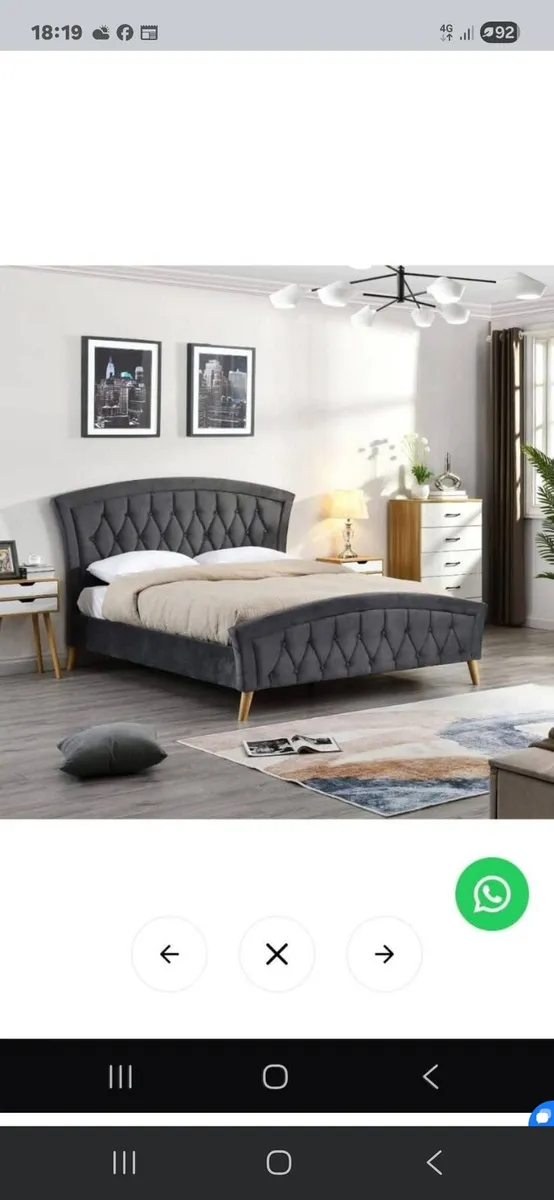 Large duble bed frame - Image 1