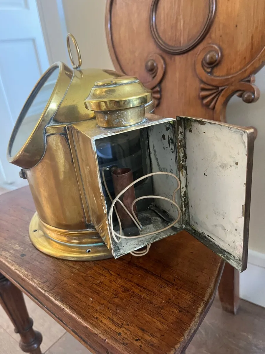 Antique D.Stalker Leith Scotland Ships Compass - Image 3