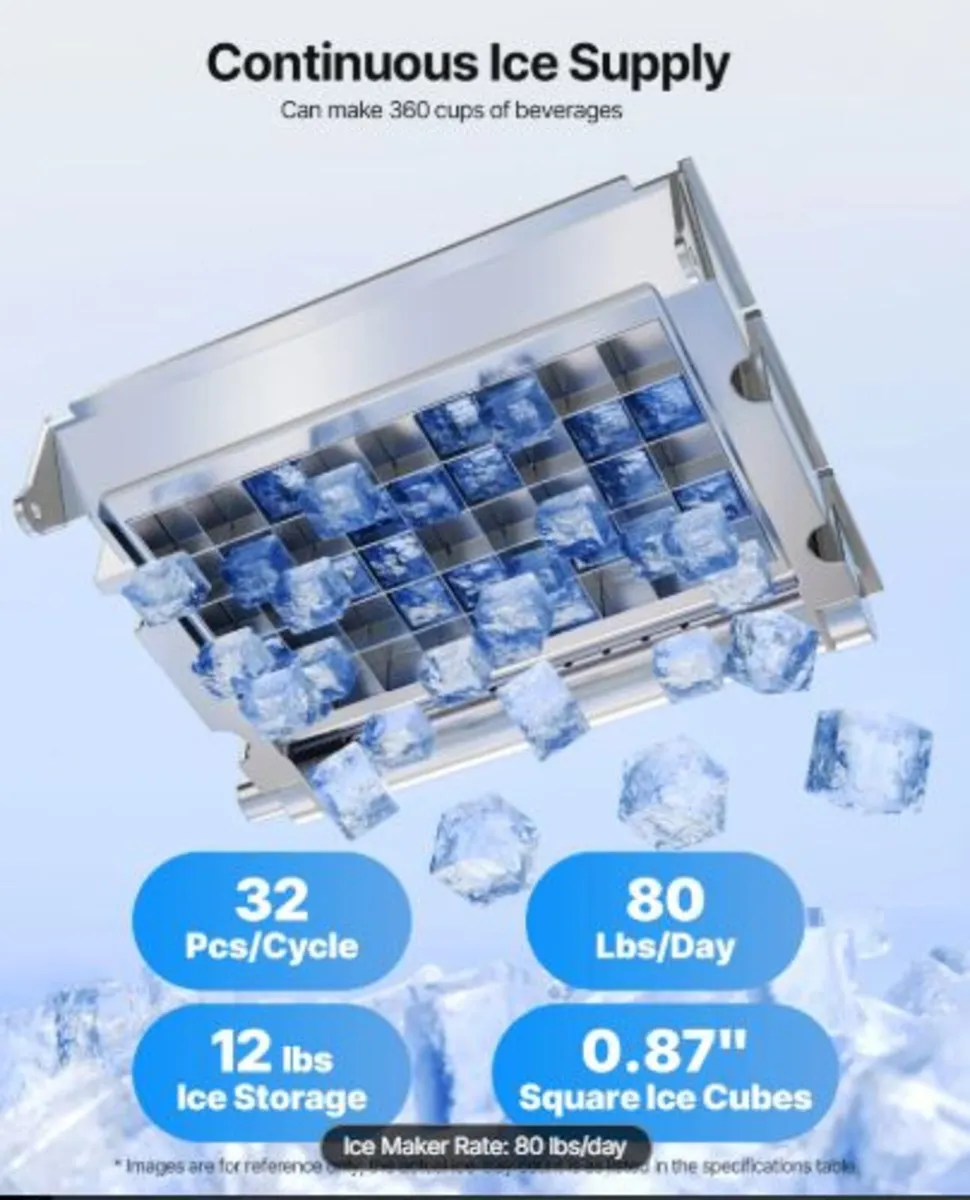 Commercial Ice Maker Machine, 36.29 kg/24h - Image 3