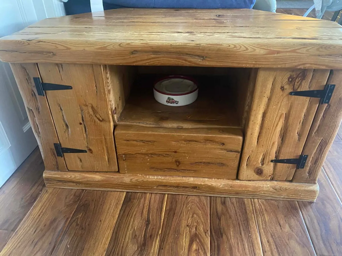 Driftwood Tv Corner Unit - Image 1