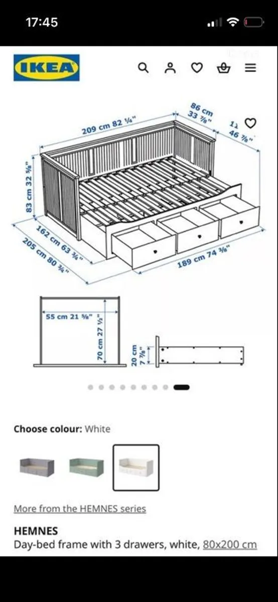 Ikea Hemnes daybed - Image 3