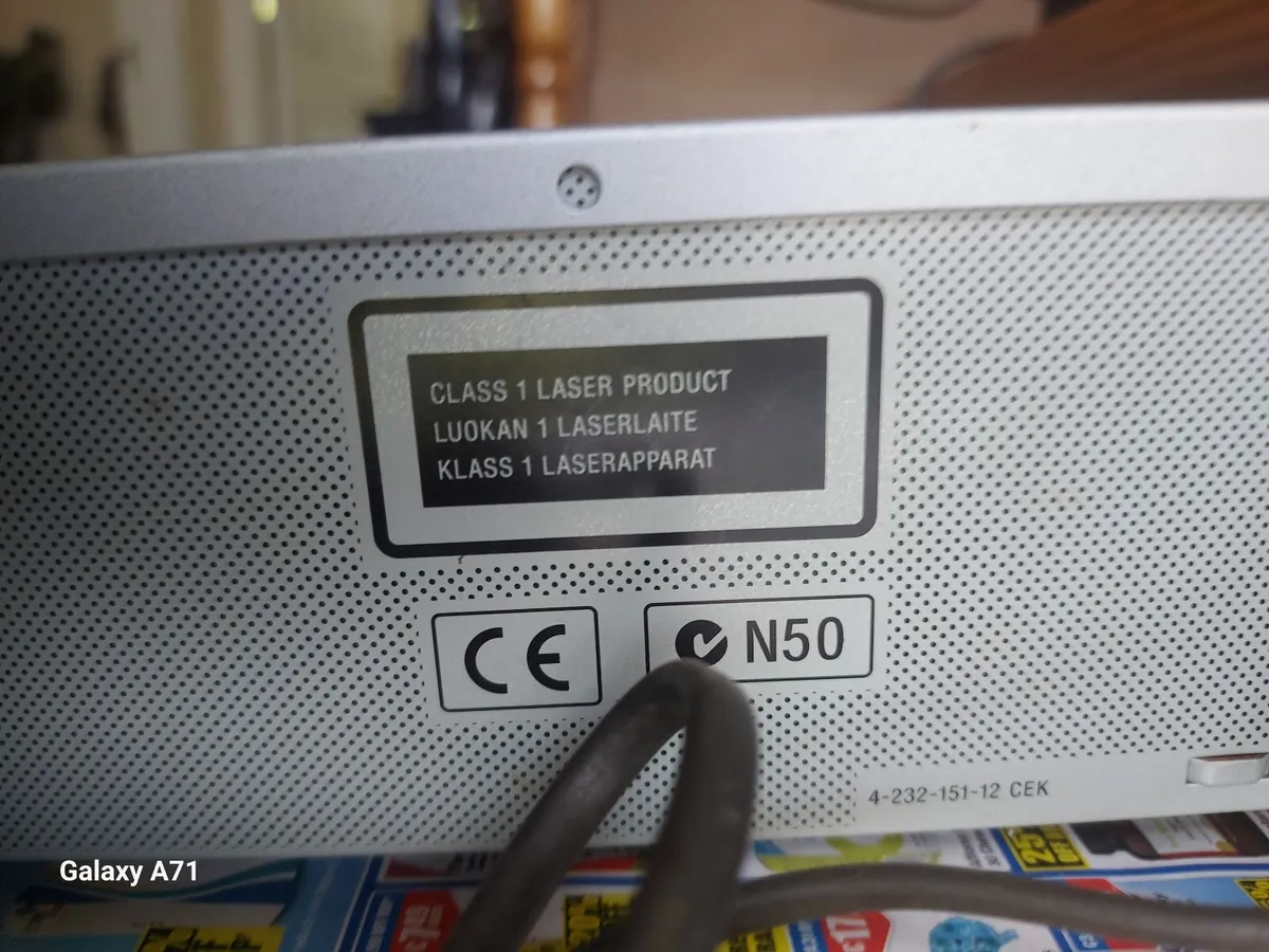 Sony Compact Disc Player, Model CDP-XE270 - Image 3