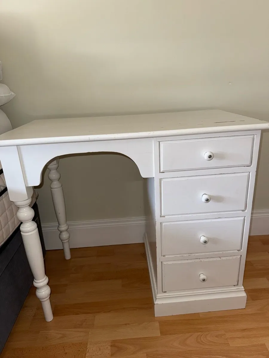 French hard wood study desk - Image 1