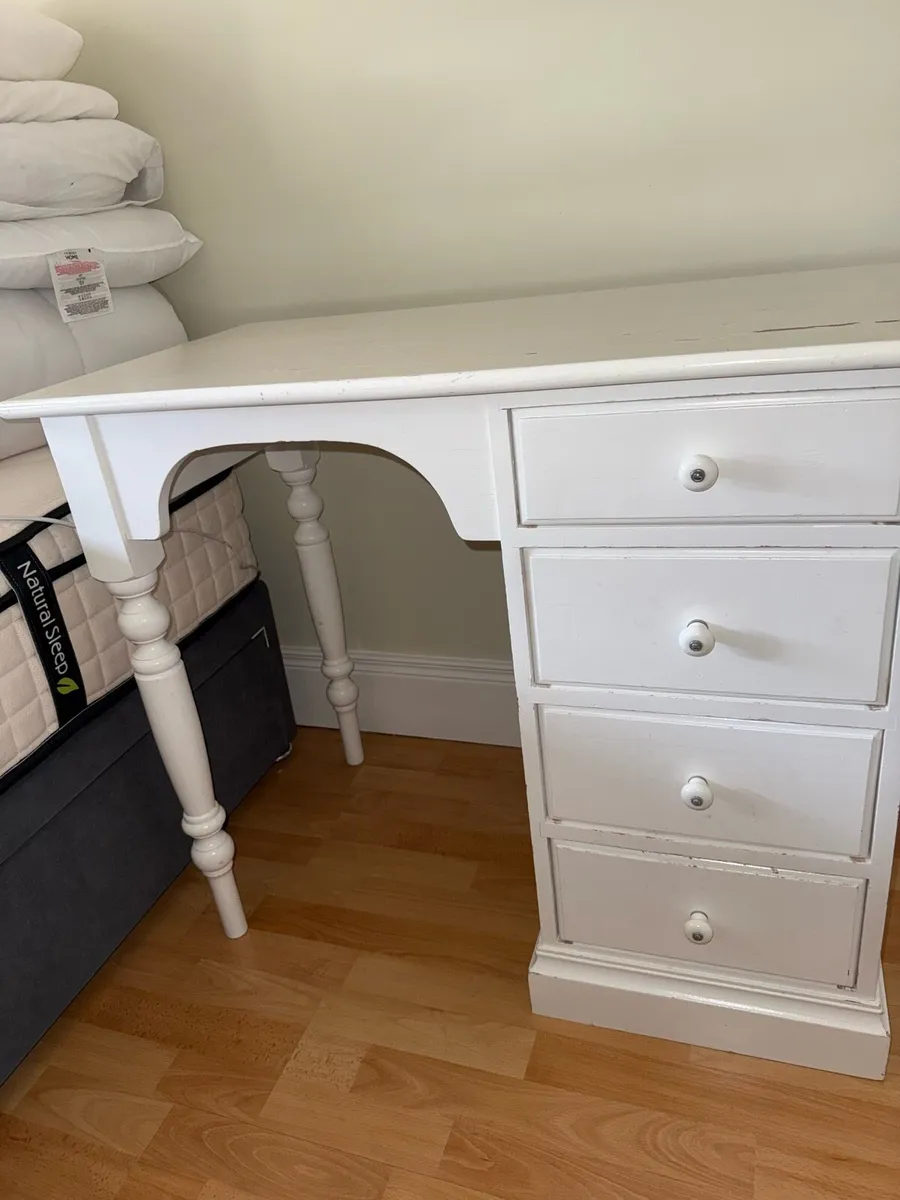 French hard wood study desk - Image 2