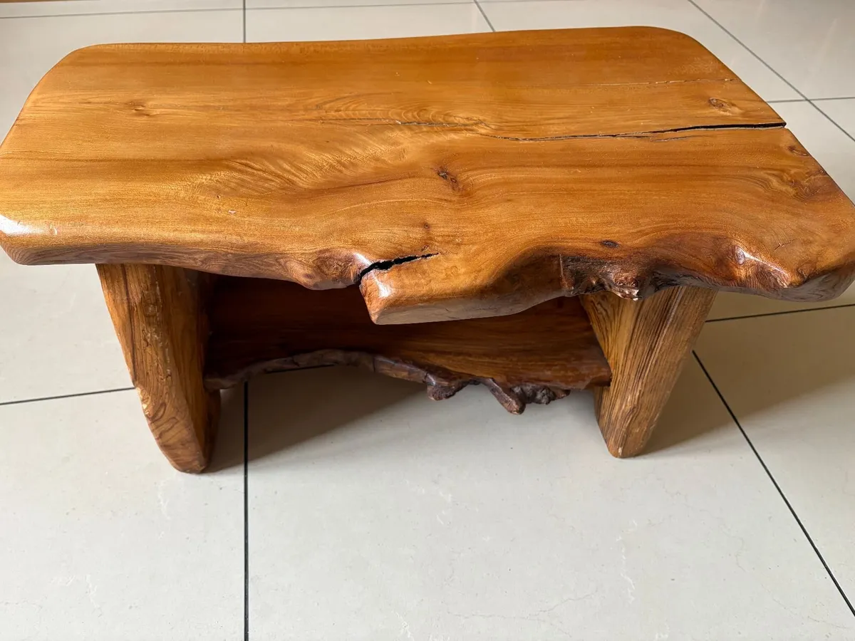 Hand crafted small coffee table - Image 2
