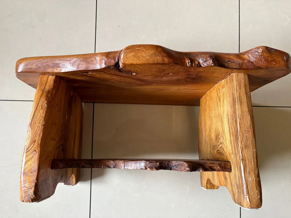 Hand crafted small coffee table - Image 4