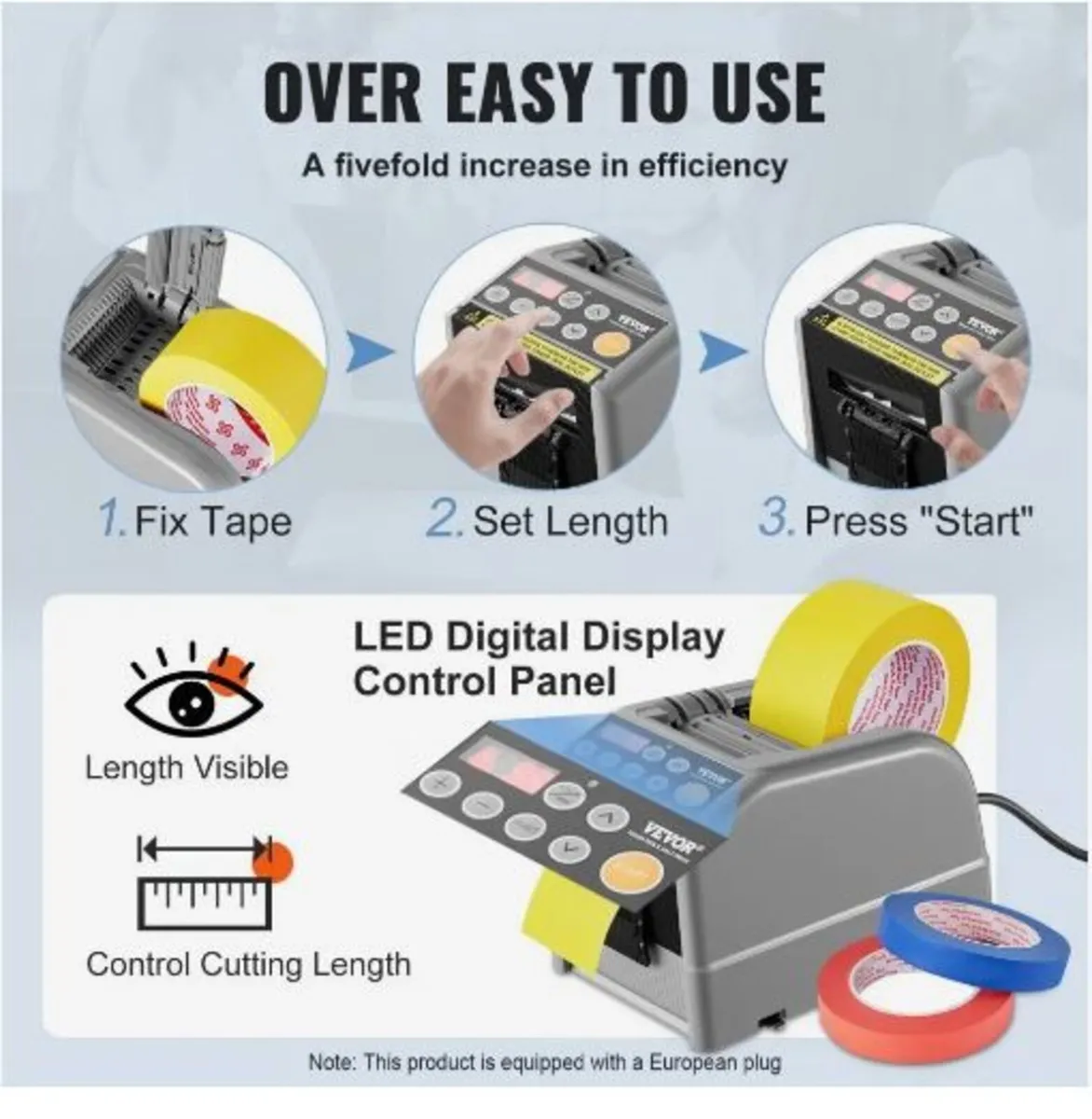Zcut-9 Automatic Tape Dispenser Adhesive - Image 2