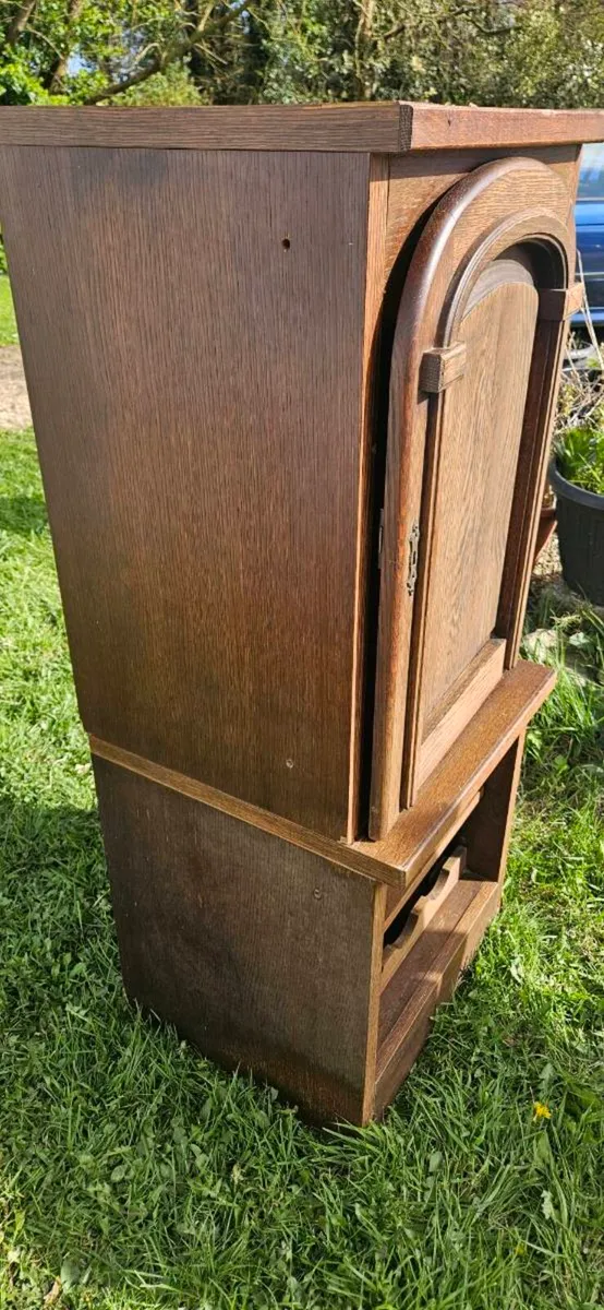 Vintage Drinks Cabinet with Wine Rack (1970s, Germ - Image 4