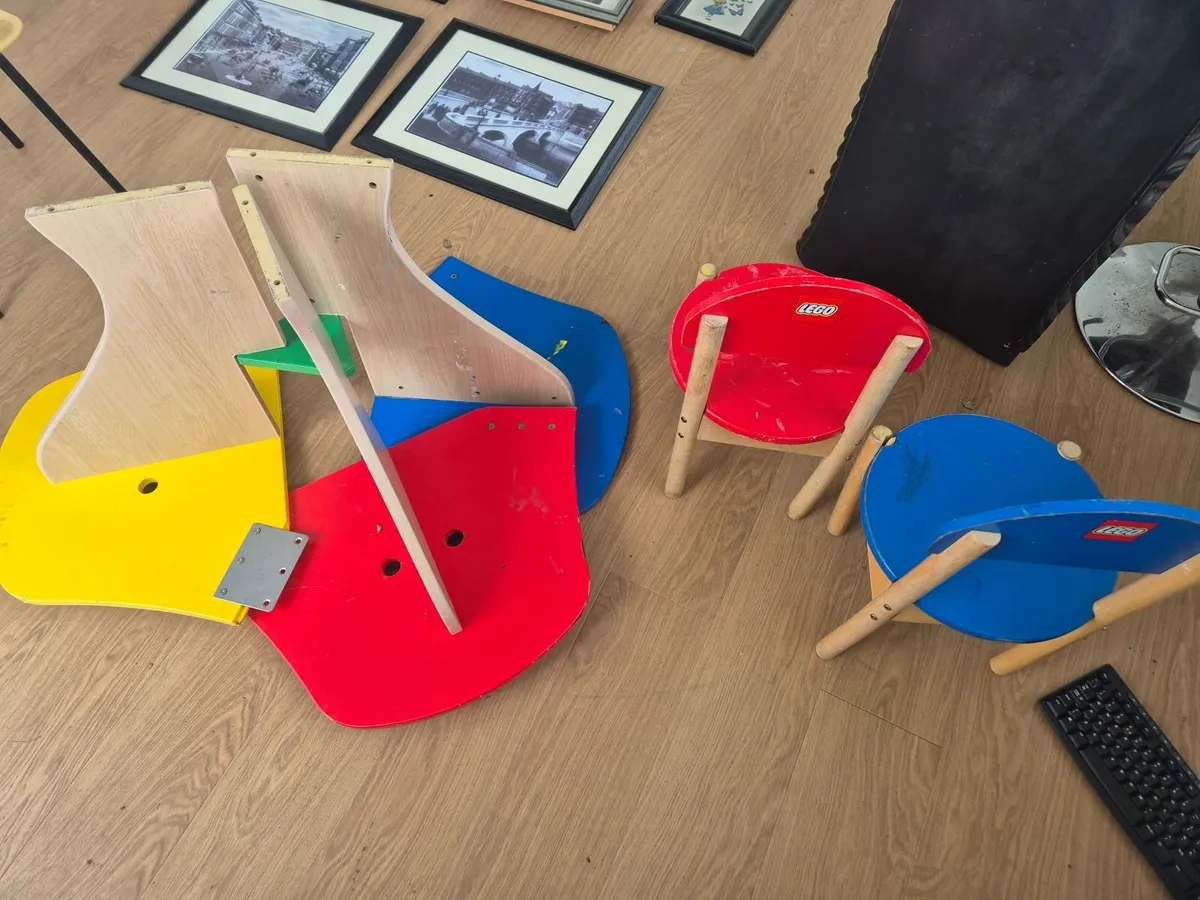 Lego table and chairs - Image 1
