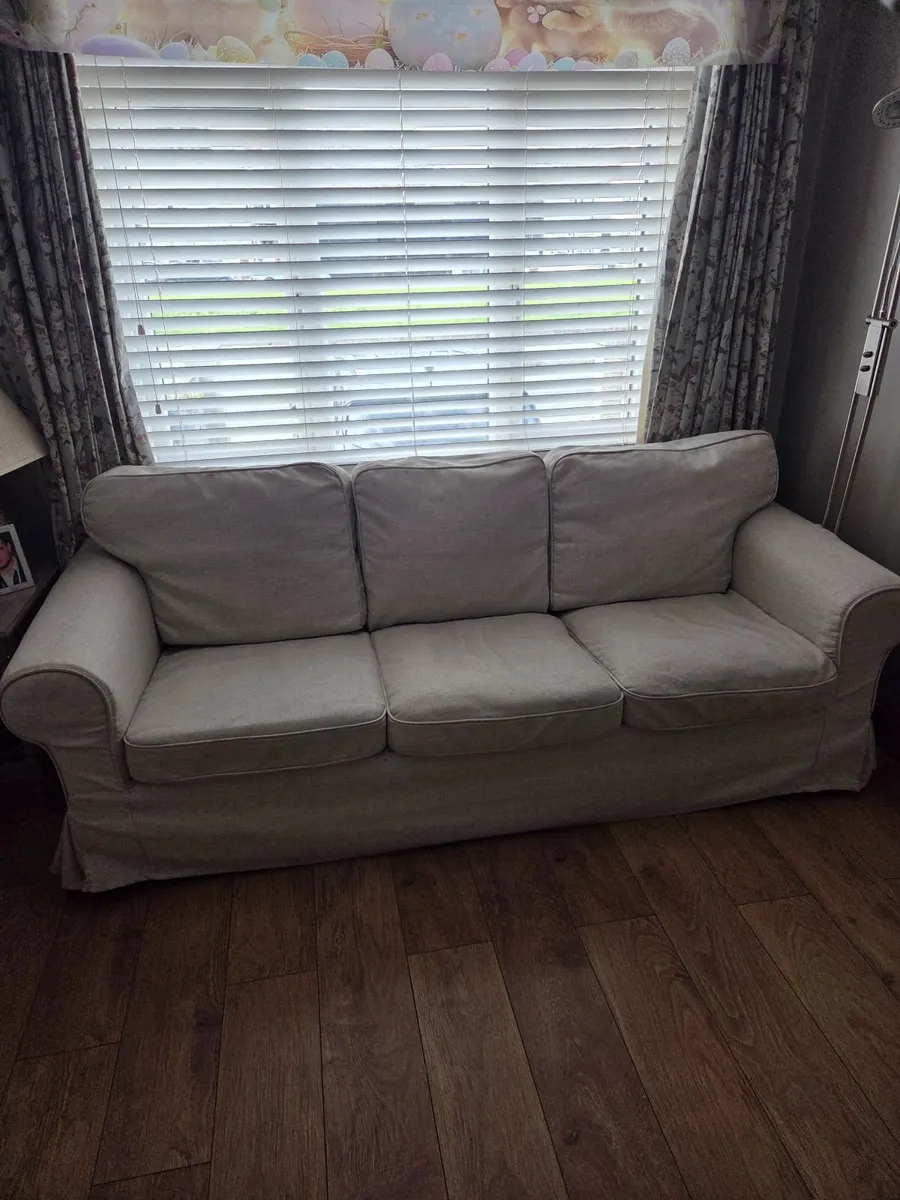 3 seater Ikea extorp sofa - Image 1
