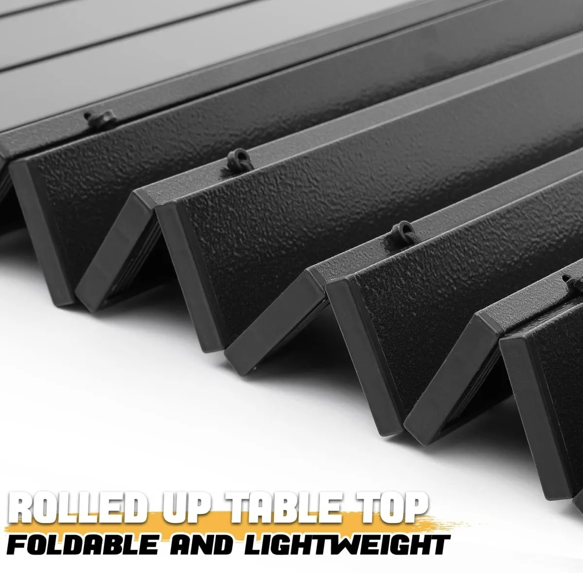 Foldable Camping Table, Alloy Steel Roll-up Picnic - Image 3