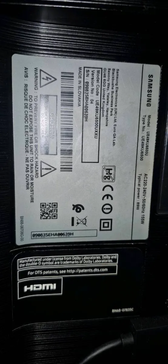 Samsung 49inch smart tv - Image 1