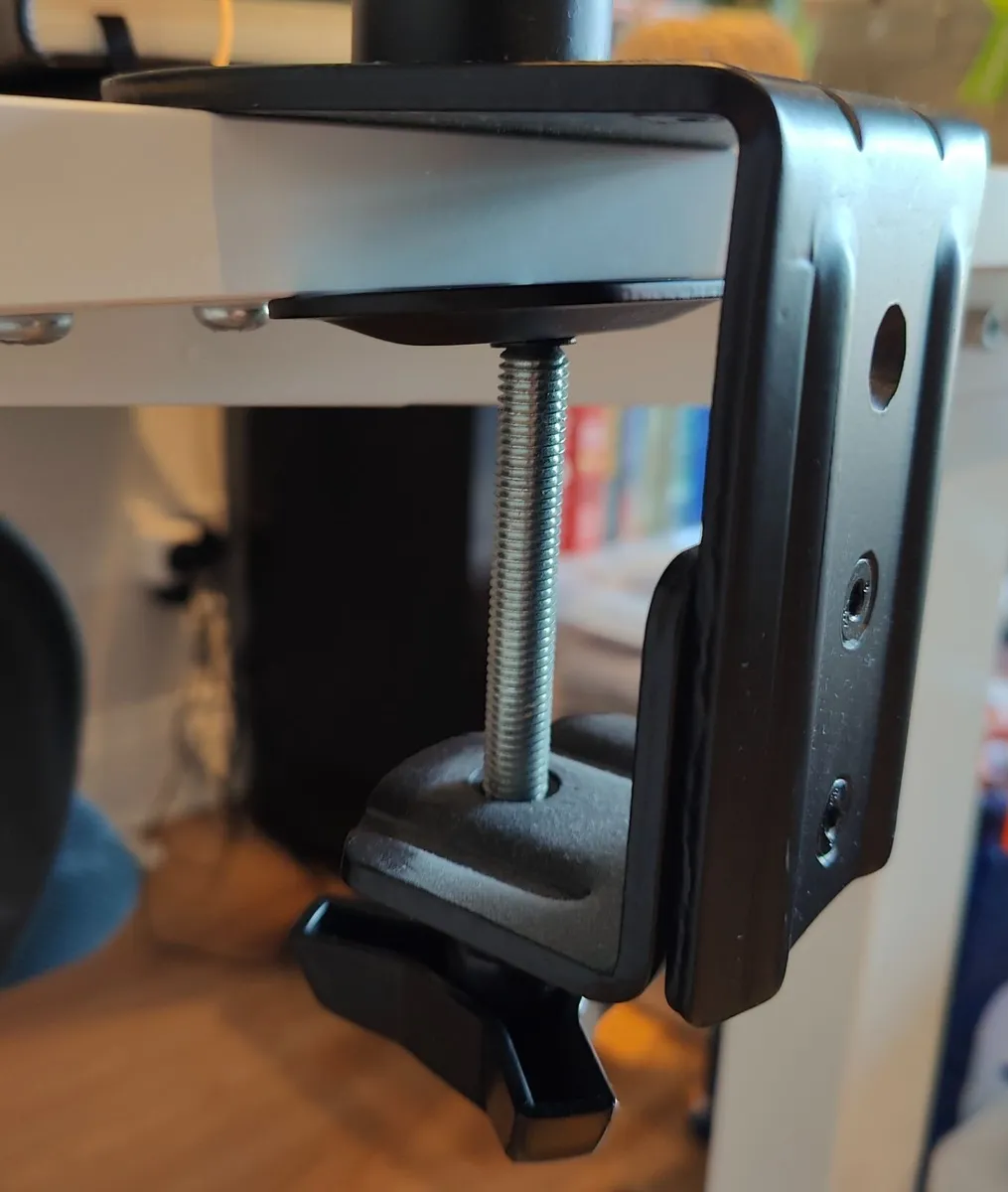 Dell Computer Monitor with Desk Clamp - Image 2