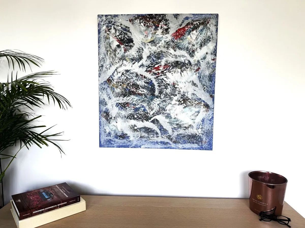 Original textured contemporary painting - Image 1