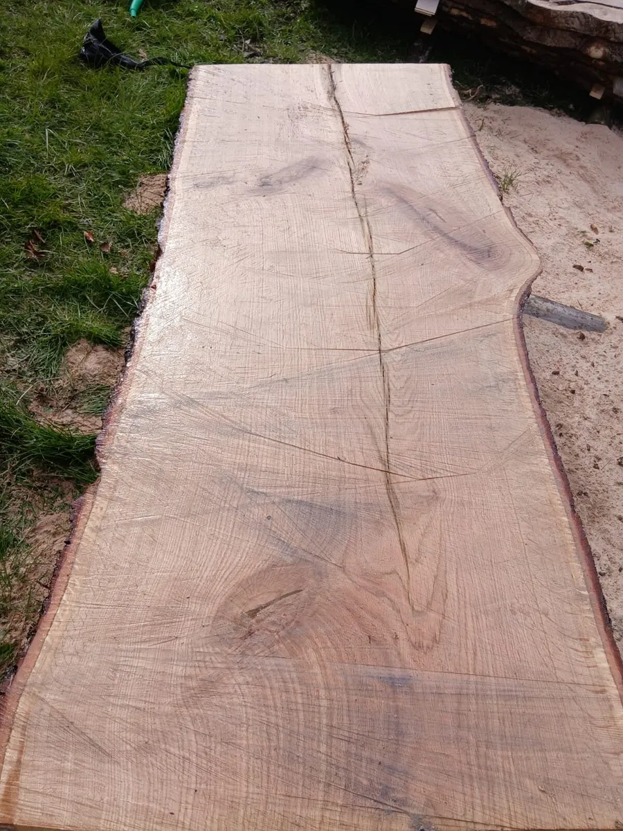 Oak slab.  7ft x 2ft 9inches x 6inches - Image 2