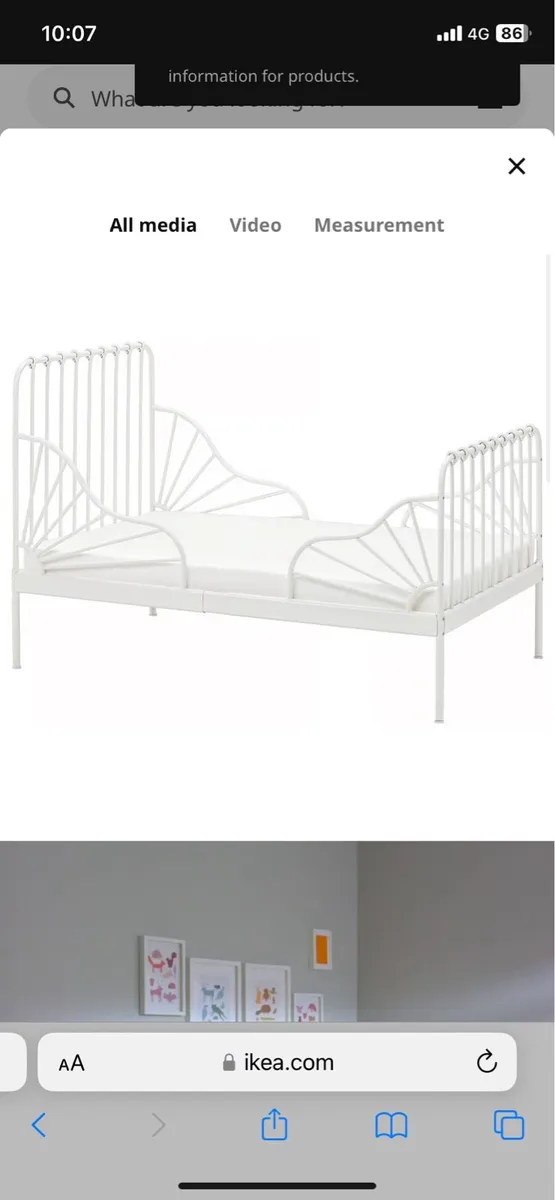 Ikea Toddler Bed Frame - Image 1