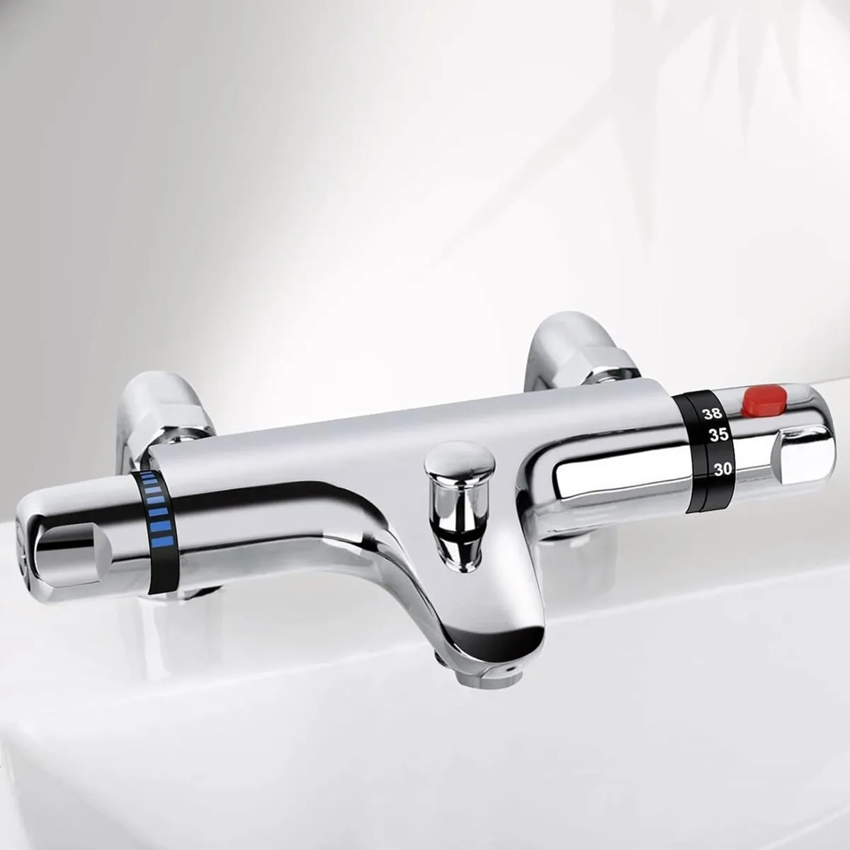 Thermostatic Bath Shower Mixer Tap Deck Mounted - Image 1