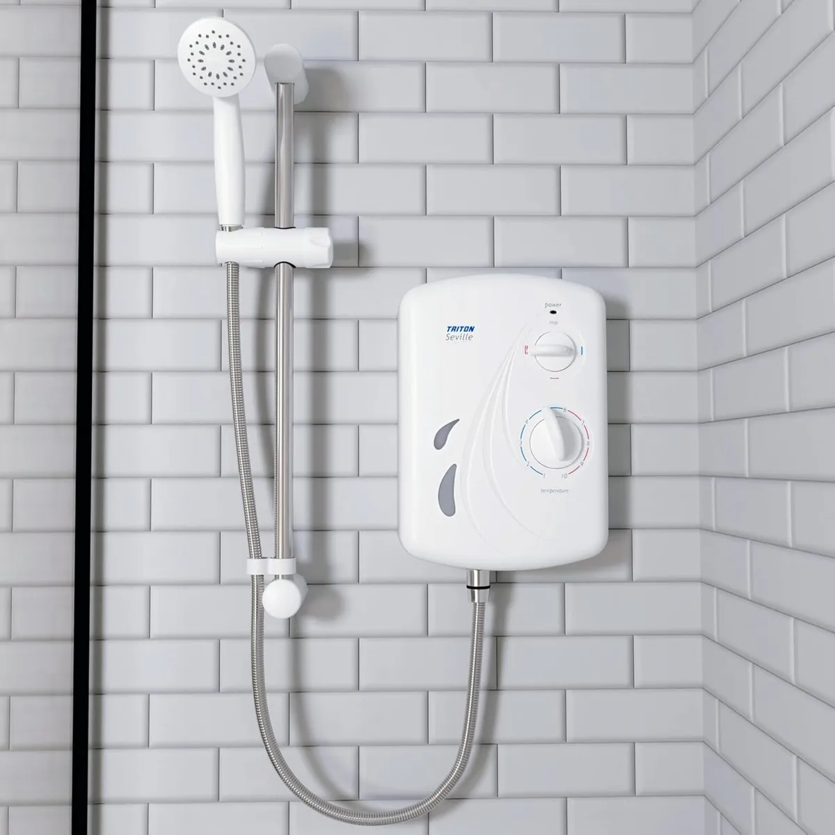 Seville Shower Electric 10.5 KW White Instant Hot - Image 2
