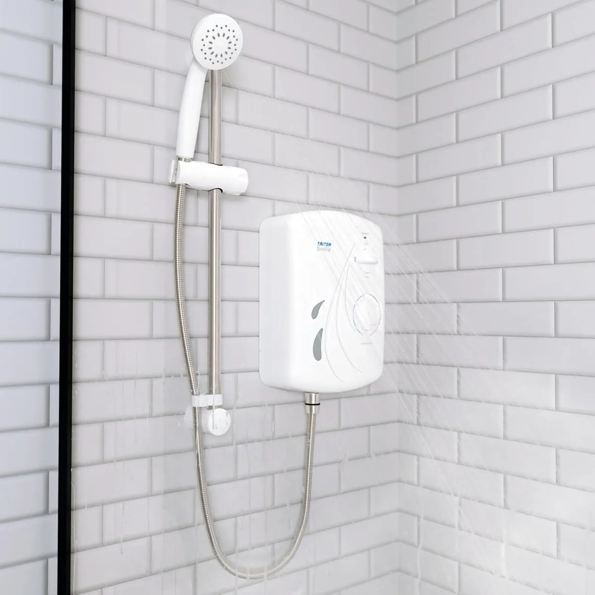 Seville Shower Electric 10.5 KW White Instant Hot - Image 3