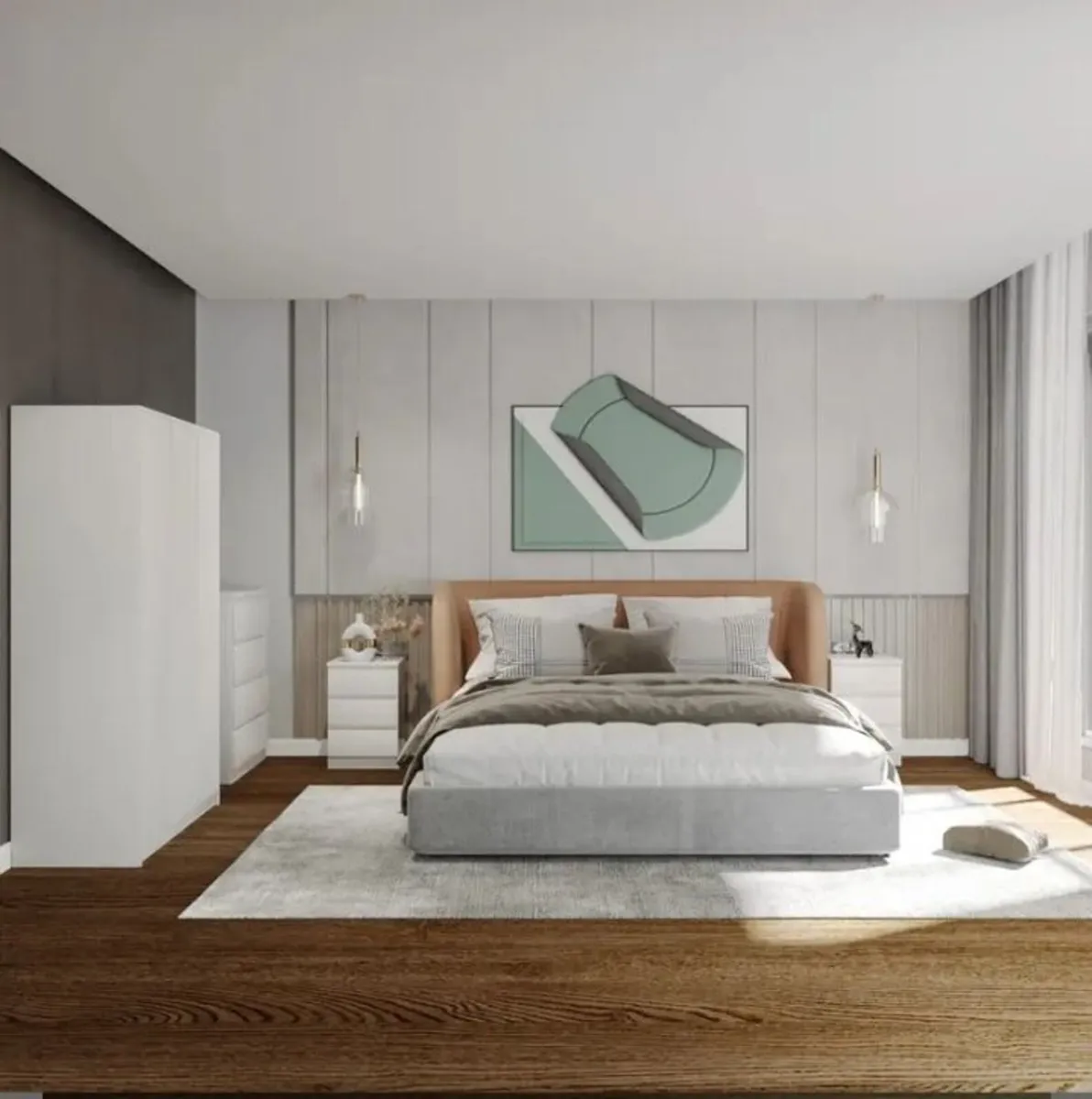 Malvern 4 Piece Bedroom Set / 2 Colours - Image 1