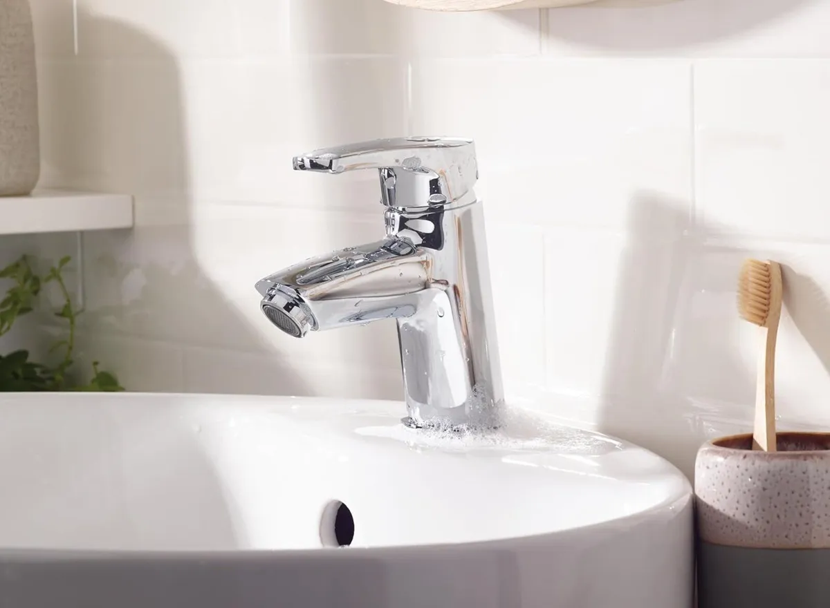 OR BAS C Orta Basin Mixer with Clicker Waste - - Image 2