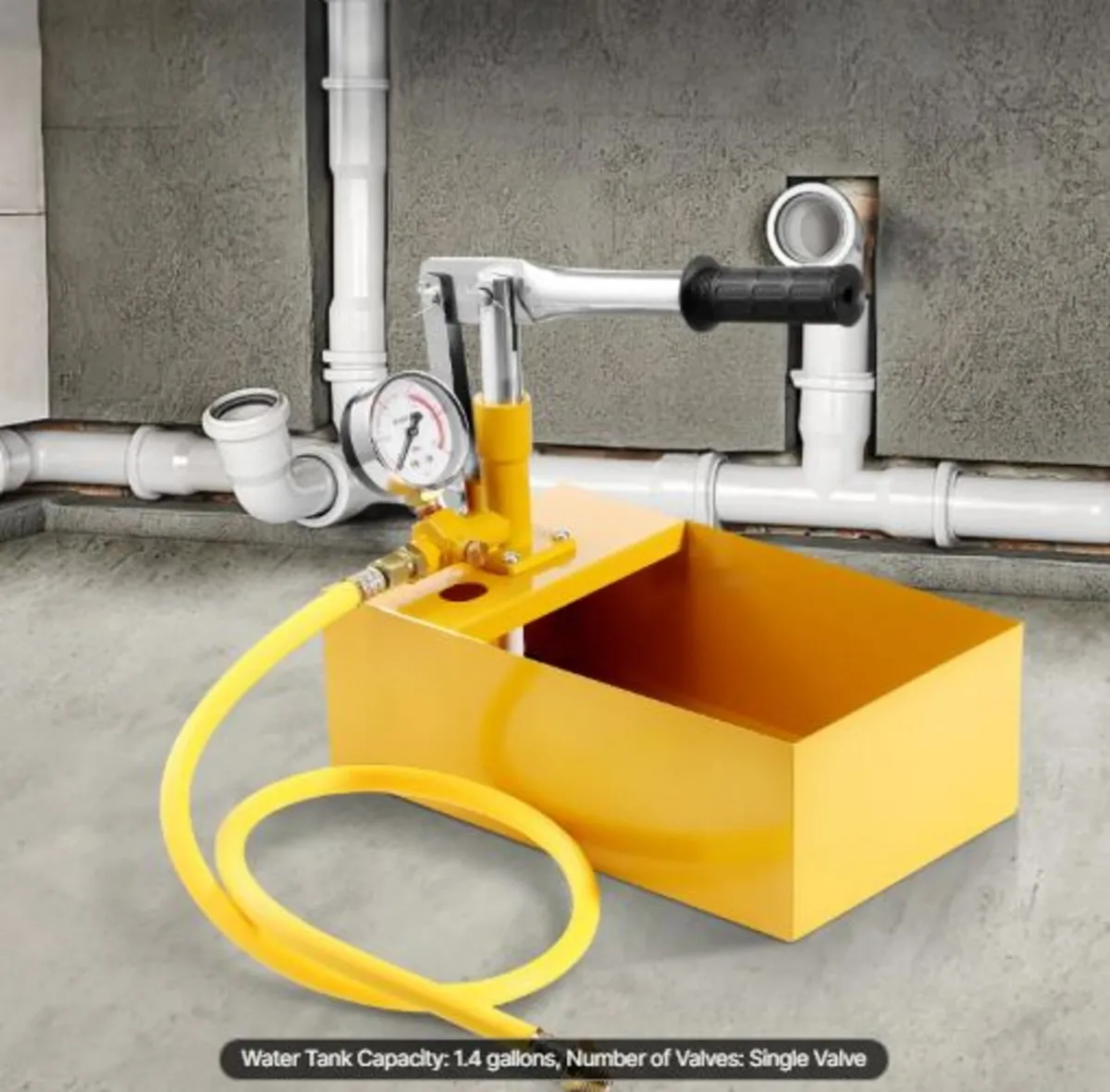 Hydrostatic Test Pump, Max 25 bar/362 PSI, Single - Image 4