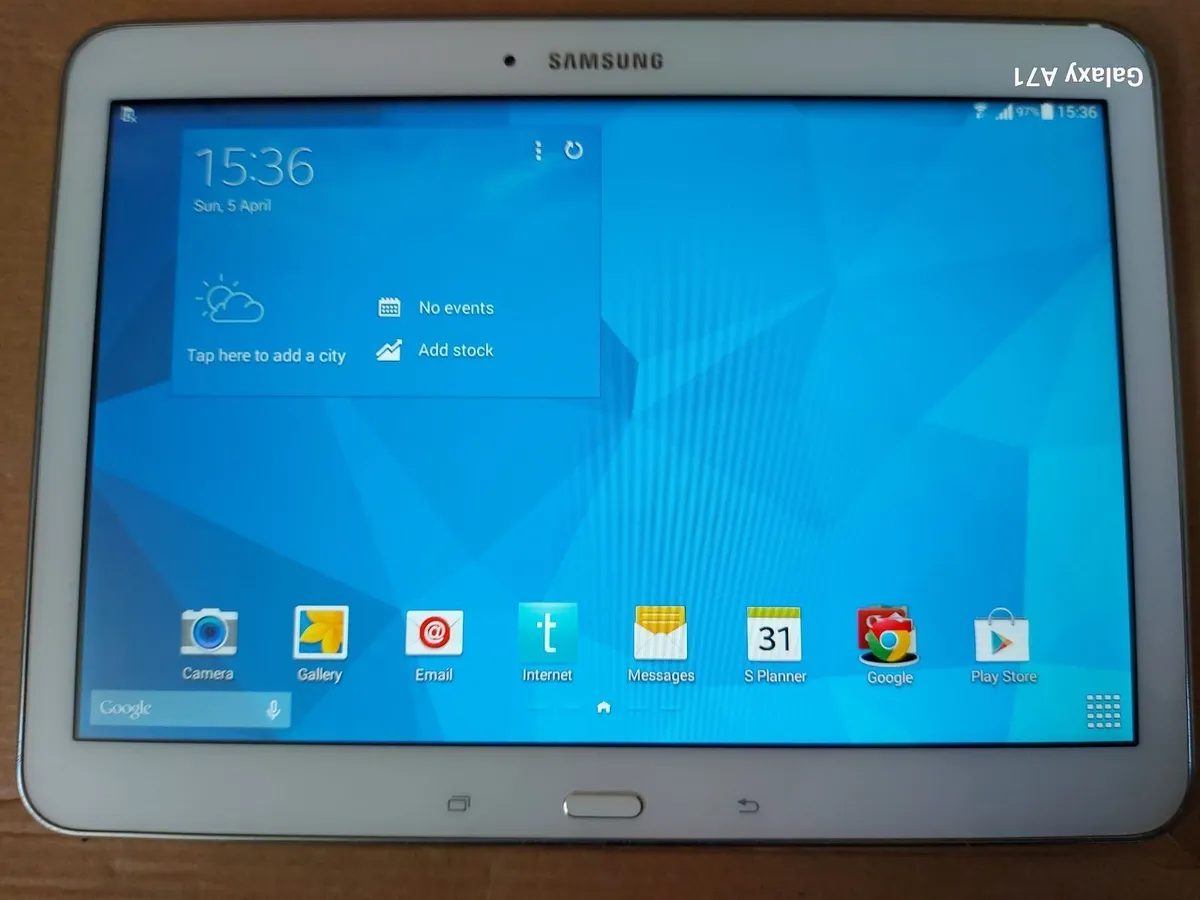 Samsung Galaxy Tab 4, Model SM-T535, 16GB, SIM Car - Image 1