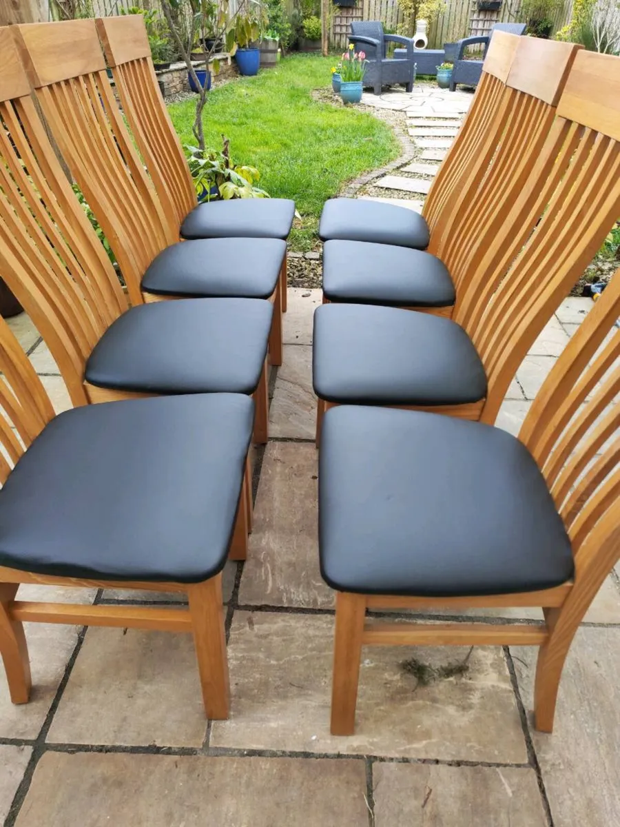 8 kitchen dining chairs - Image 3