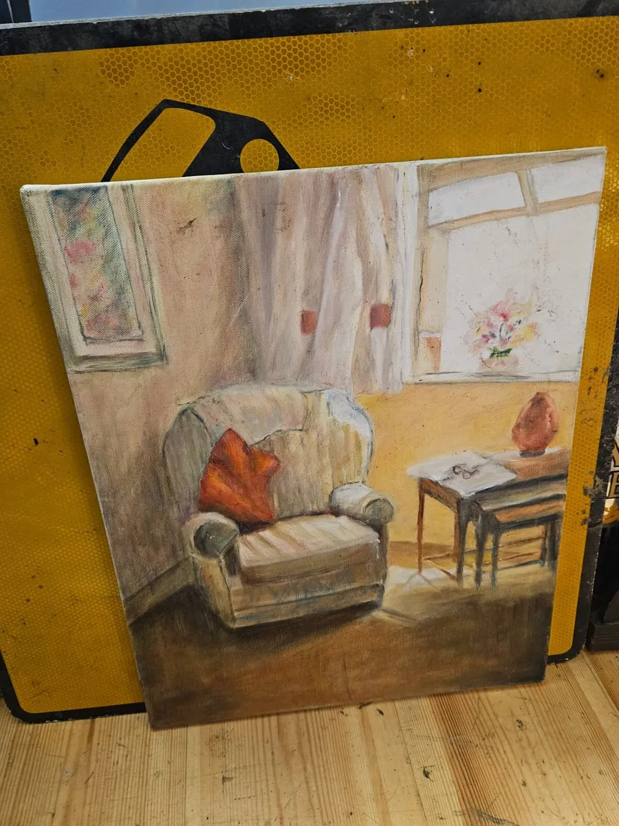 Picture Oil on Canvas - Image 3