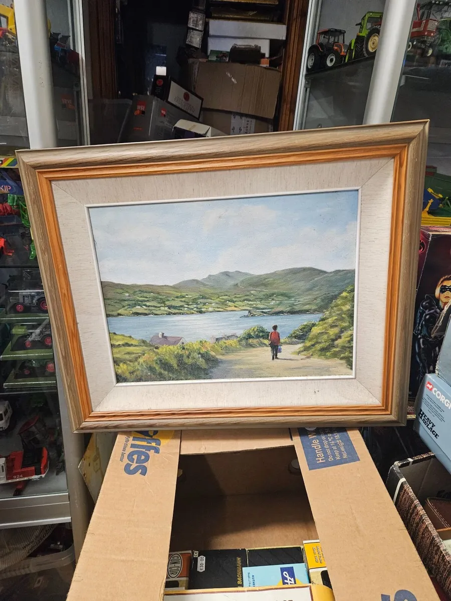 Picture Oil on Canvas Framed - Image 1