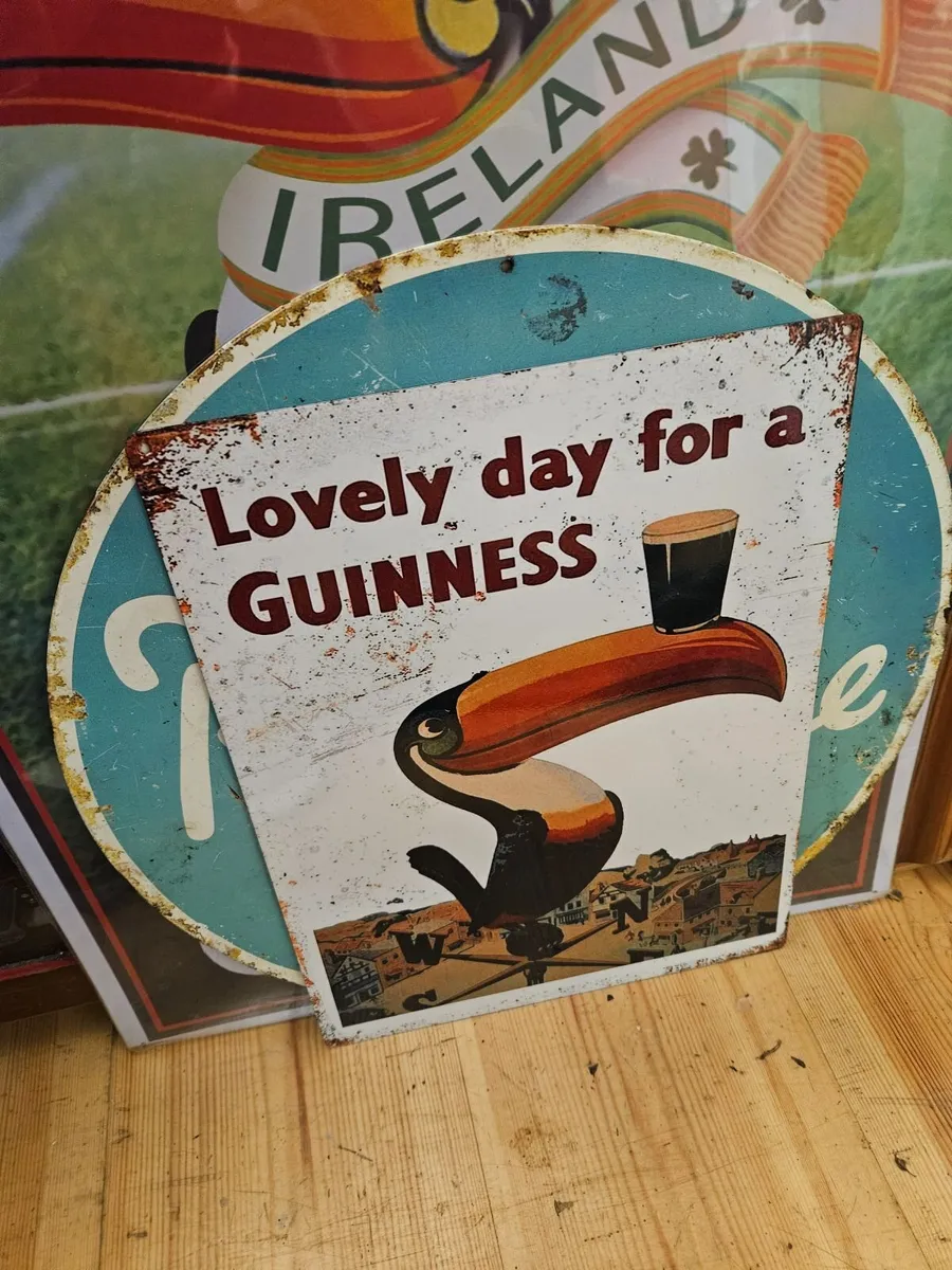 Guinness Metal Sign - Image 1