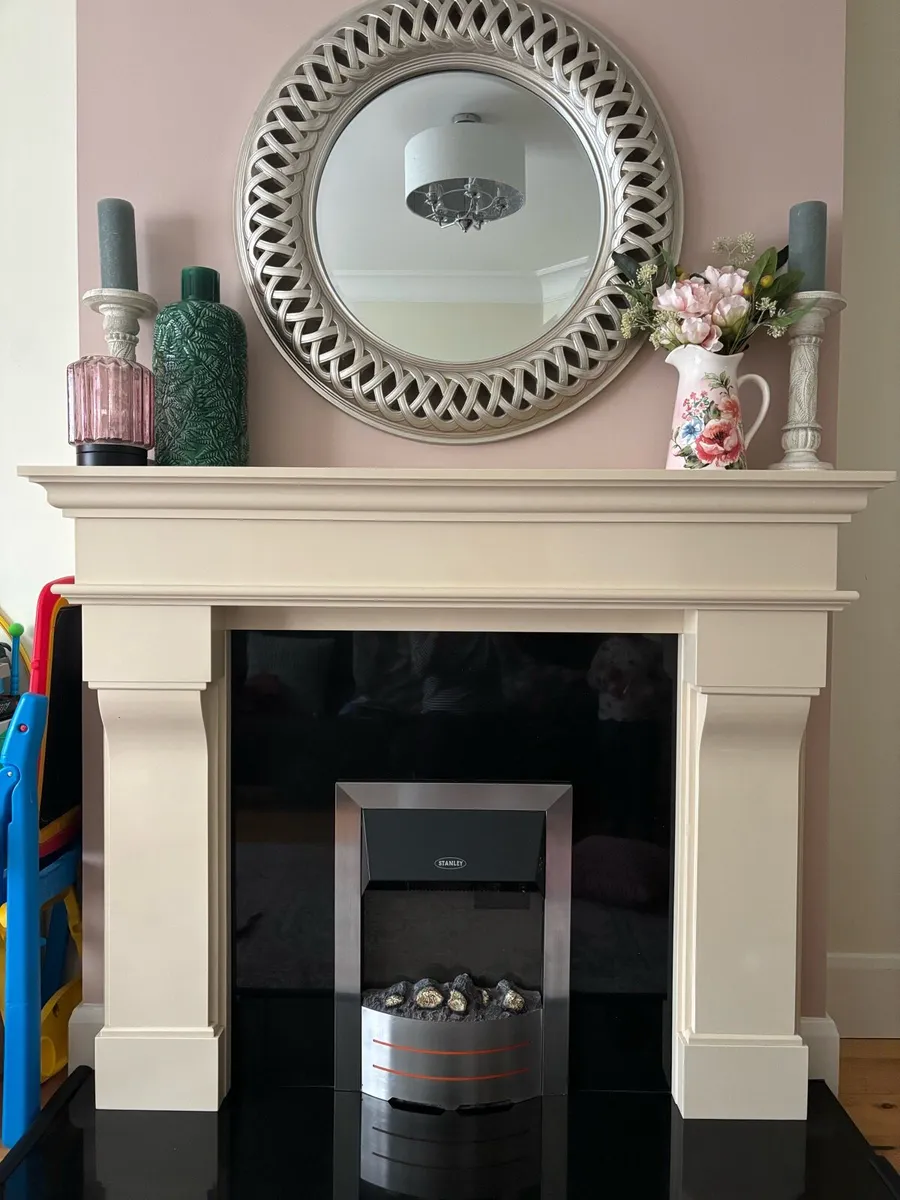 Ivory pearl fireplace for sale