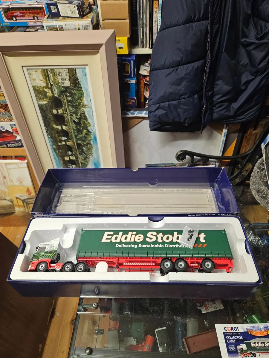 Corgi Scania Tractor Unit and Trailer Eddie Stobar - Image 1