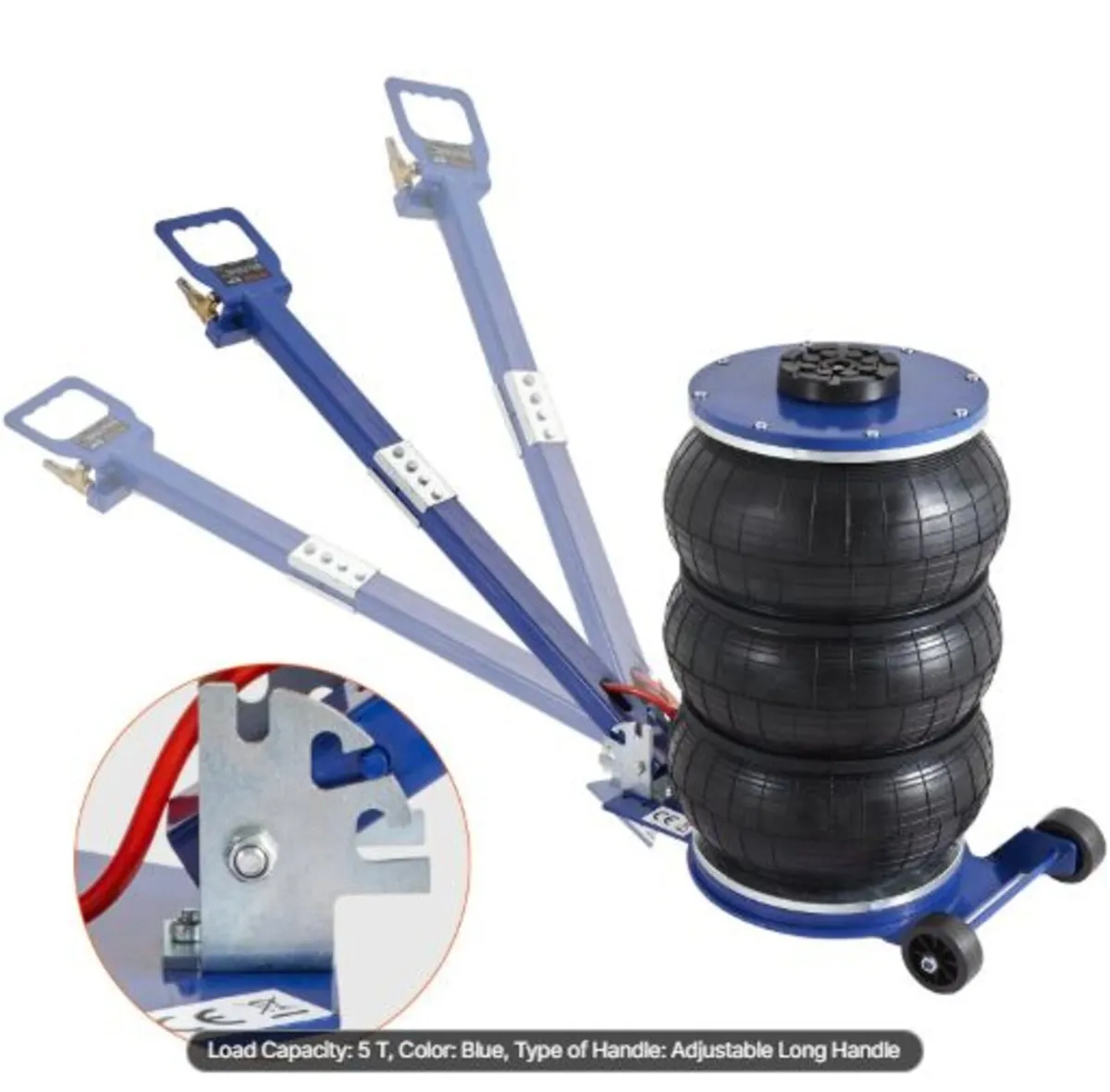Air Jack, 5 Ton/11000 lbs Triple Bag Air Jack, - Image 1