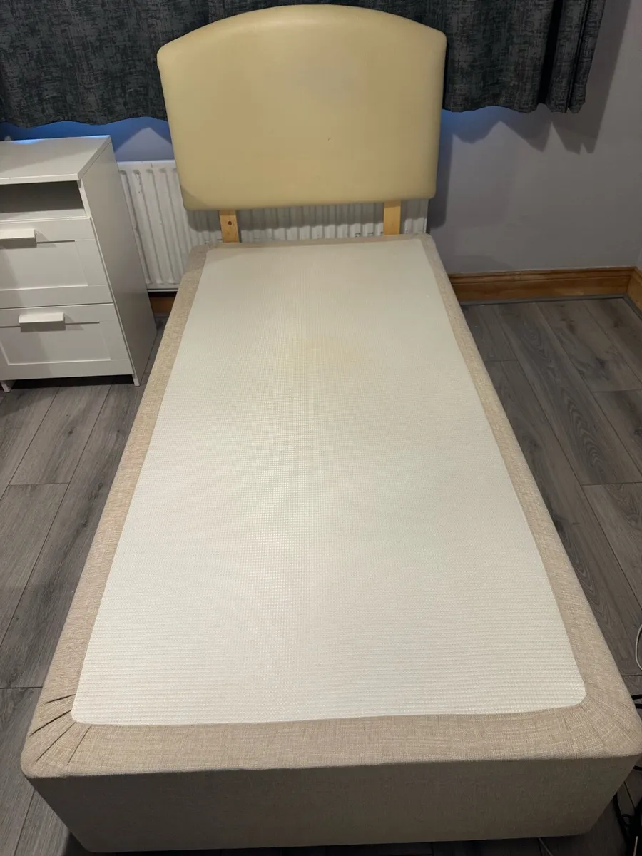 Kaymed Single Divan Bed Base + Headboard €100 - Image 2