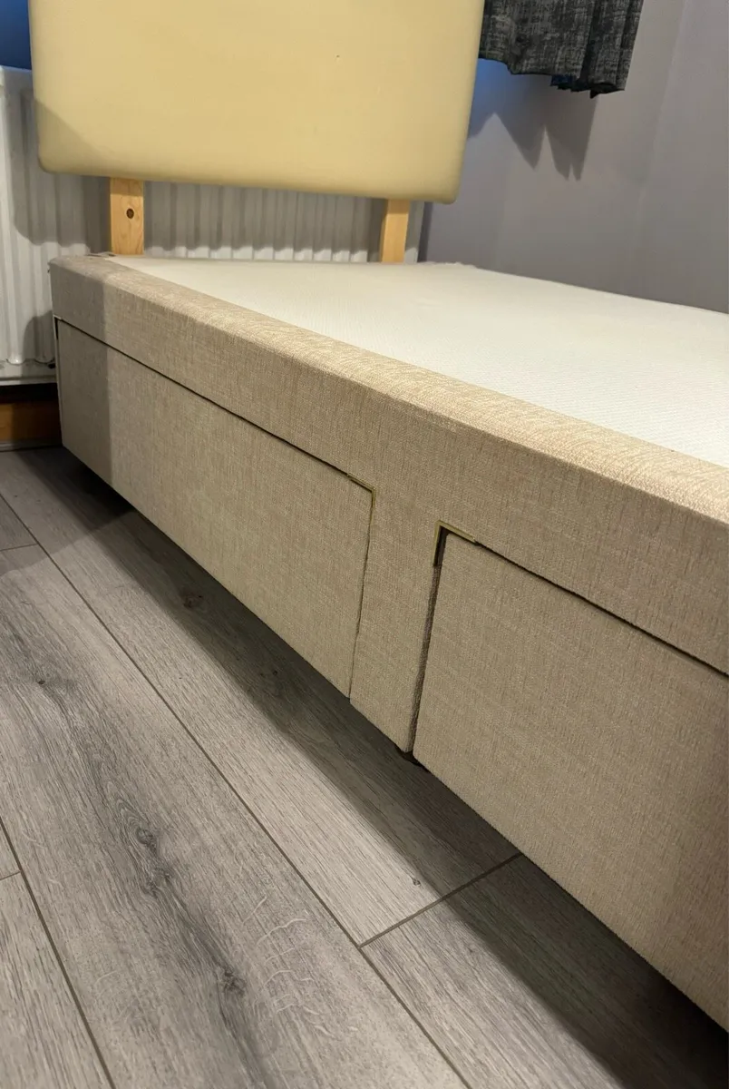 Kaymed Single Divan Bed Base + Headboard €100 - Image 4