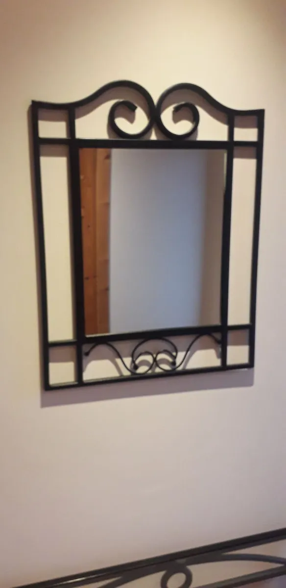 Hall Table & Mirror - Image 1